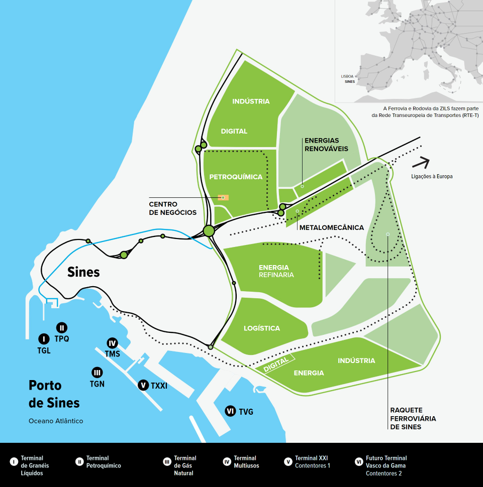ZILS Zona Industrial E Log stica De Sines GlobalParques ZILS Zona Industrial E Log stica De Sines GlobalParques
