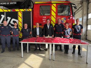 Entrega de material no âmbito da Responsabilidade Social aos Bombeiros de São Pedro de Sintra