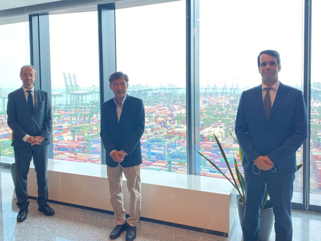 CEO da aicep Global Parques em Singapura, recebido pelo CEO da PSA Singapore, Promoção da ZILS, Logística - Porto