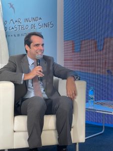 Filipe Costa, CEO da aicep Global Parques participou na mesa redonda na Feira do Mar em Sines 2022