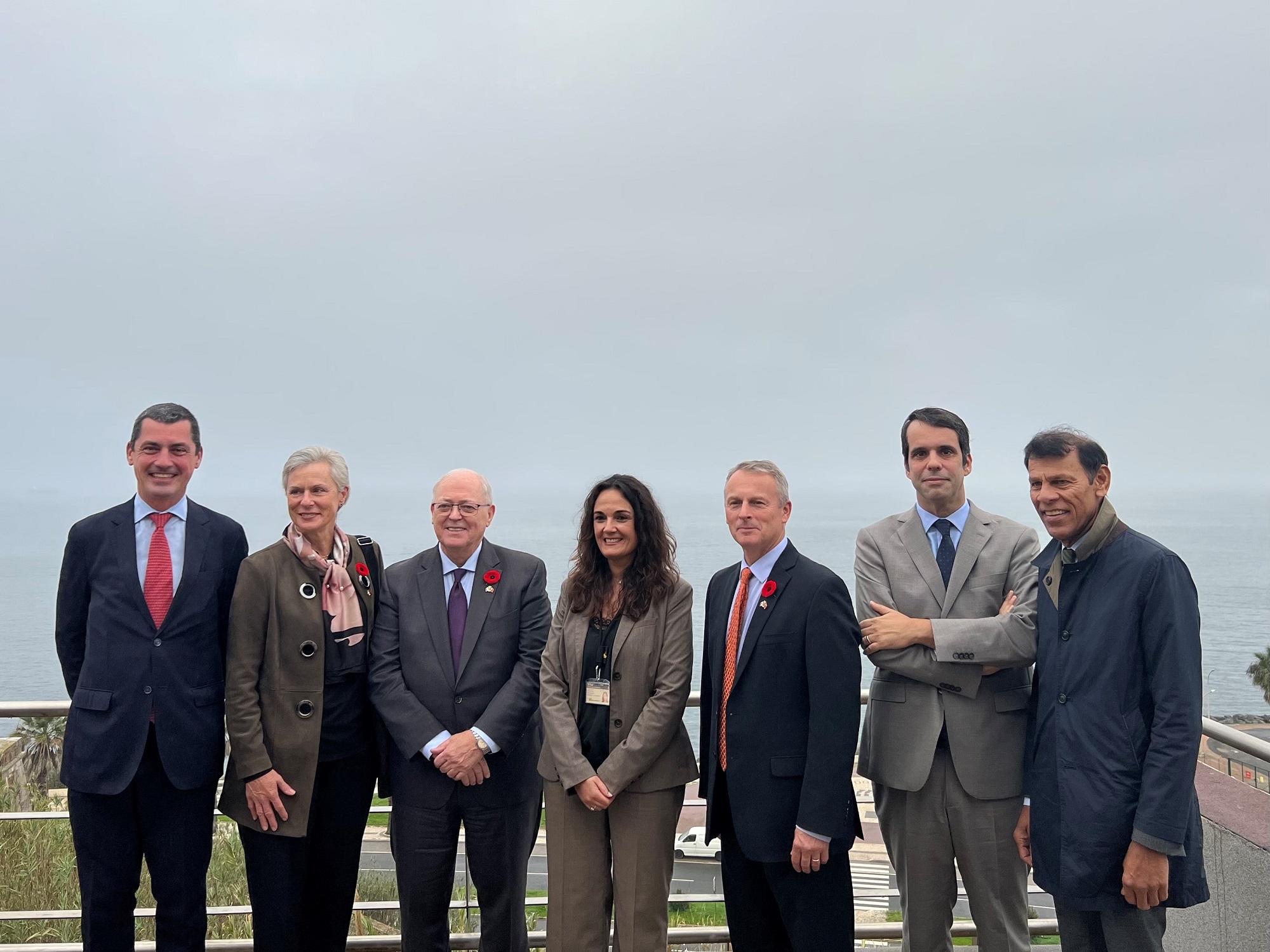 Visita do Presidente do Senado do Canadá ao Complexo Portuário