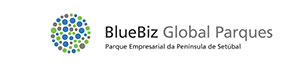 Logotipo do BlueBiz – Parque Empresarial da Península de Setúbal - media kit global parques