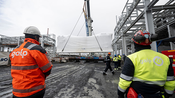 Galp conclui instalação dos módulos da nova unidade de hidrogénio verde na ZILS
